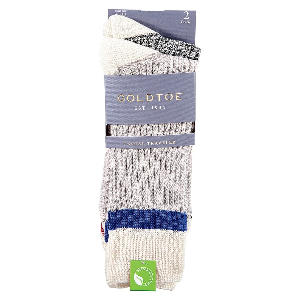 Gold Toe Men's Crew Socks, 2-Pack