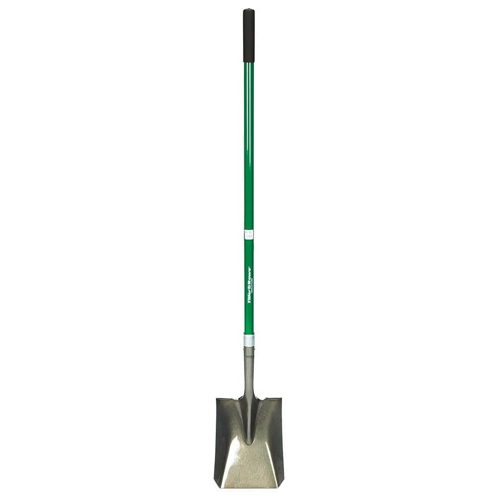 Tiller & Rowe Fiberglass Handles Square Point Shovel