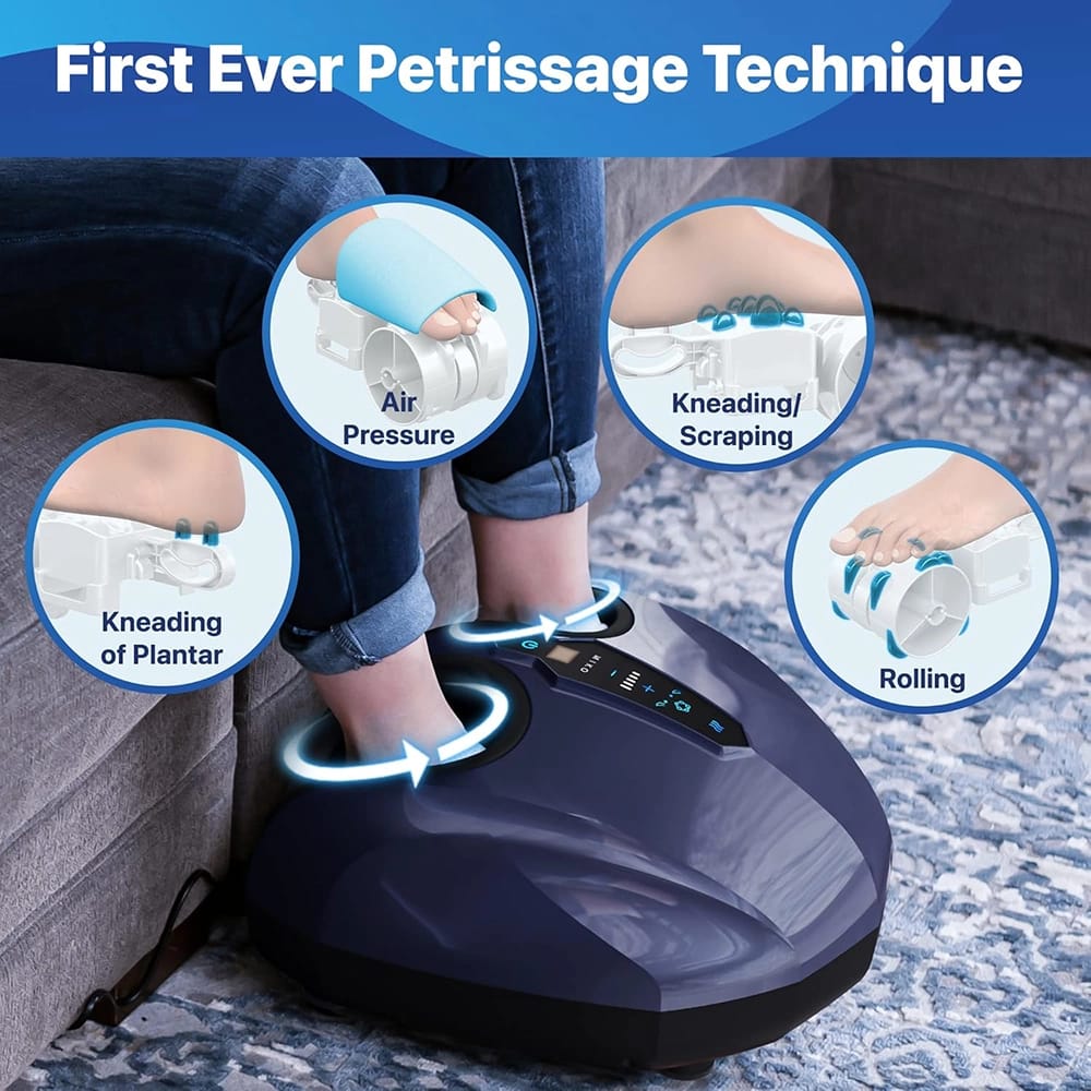 MIKO Foot Massager, Charcoal
