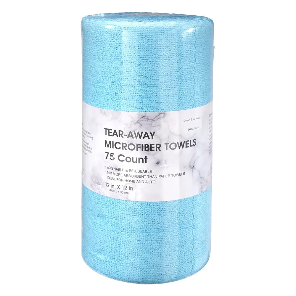 Tear-Away Microfiber Cleaning Cloth, 75 ct.