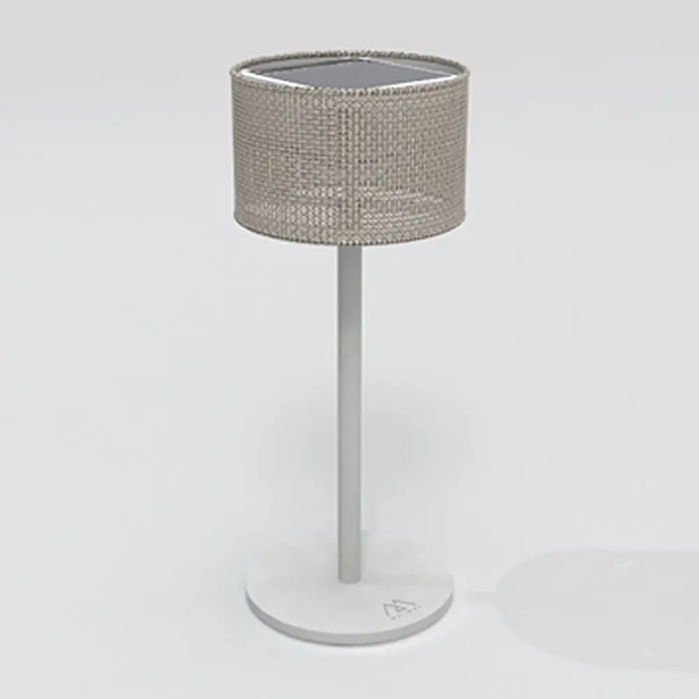Maiori La Lampe Pose Mini, Blanc/Light Taupe