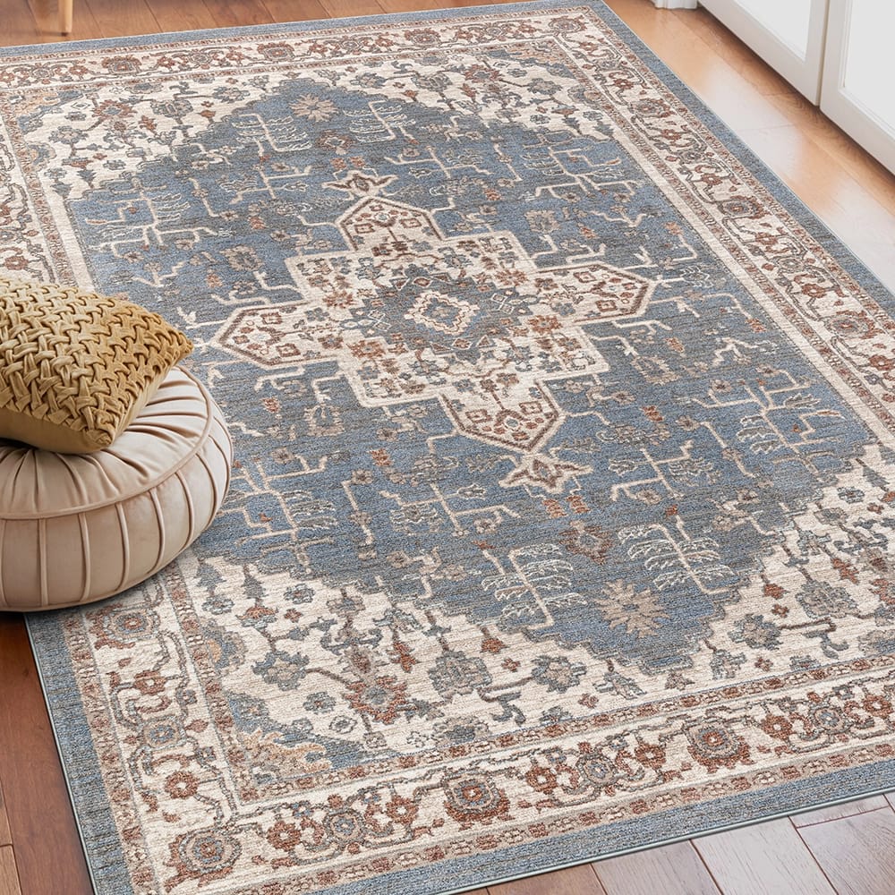 Danica II 9' x 12' Area Rug, Multi/Blue