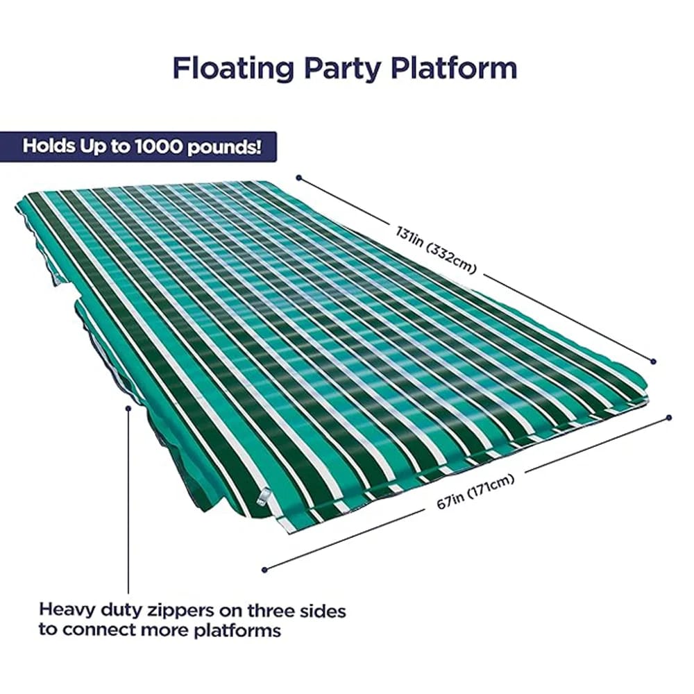 Aqua Leisure Supersized Floating Mat Raft, 11' x 5.6'