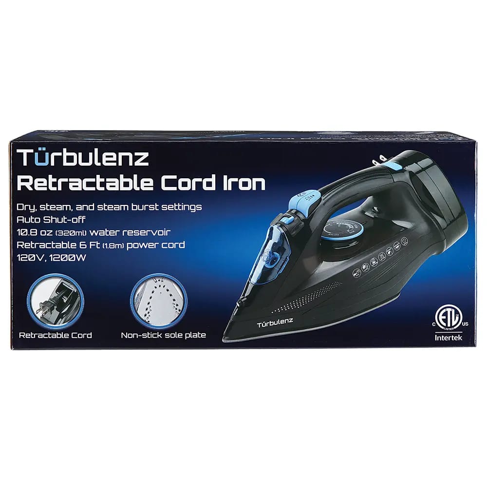 Turbulenz Retractable Cord Iron