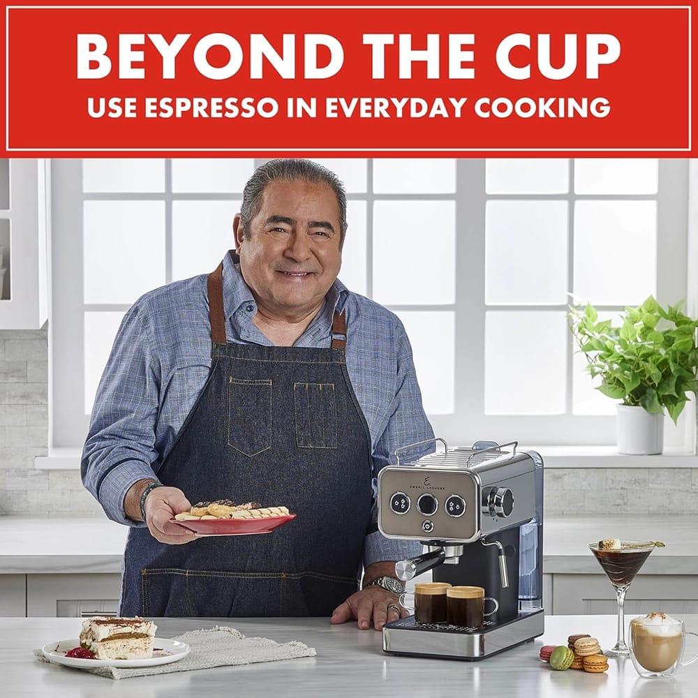 Emeril Lagasse Semi-Automatic 15-Bar Pro Espresso Machine