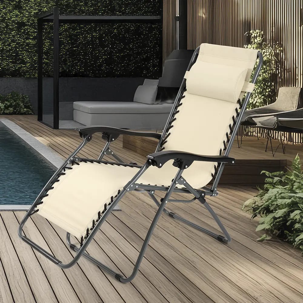 Oxford Cloth Zero Gravity Chair