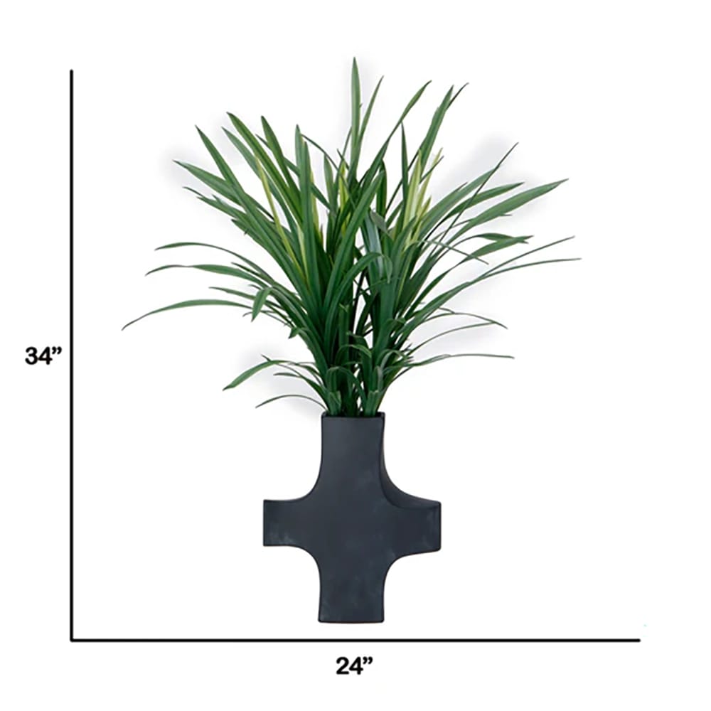 Vintage Home 34" Lemon Grass in Ceramic Pot Cross