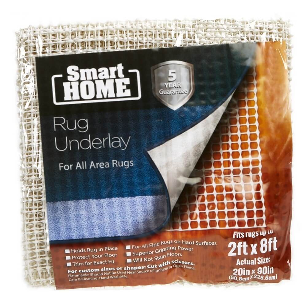 Smart Home Rug Underlay, Fits Up to 2' x 8'
