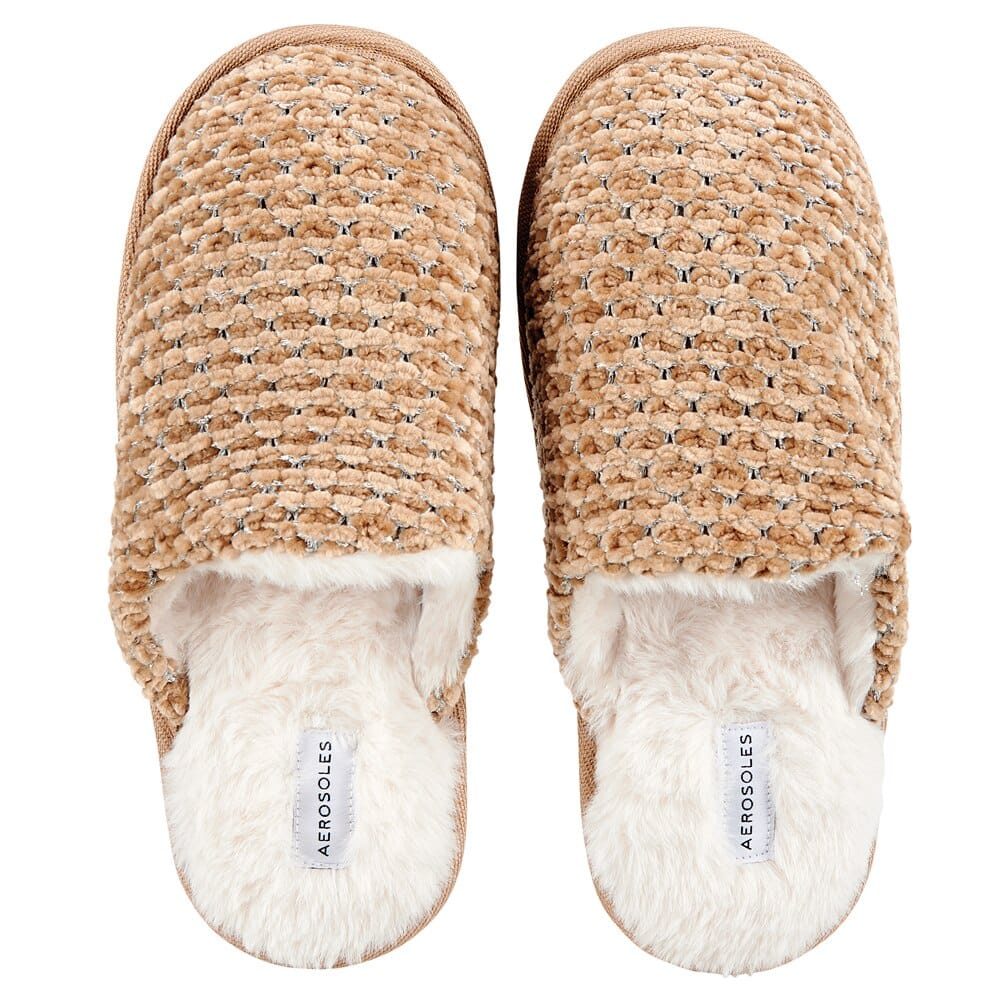 Aerosoles Women's Tan Slide on Slippers