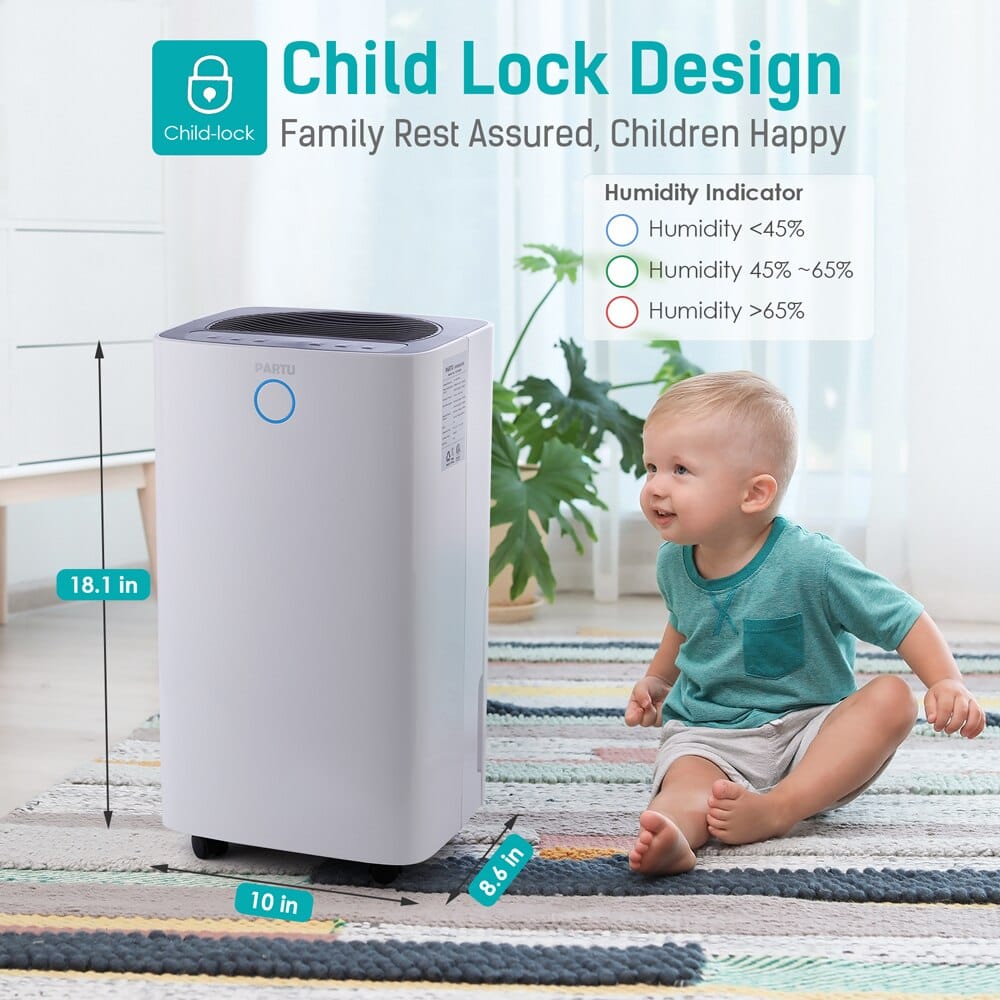 Partu 30 Pint Dehumidifier