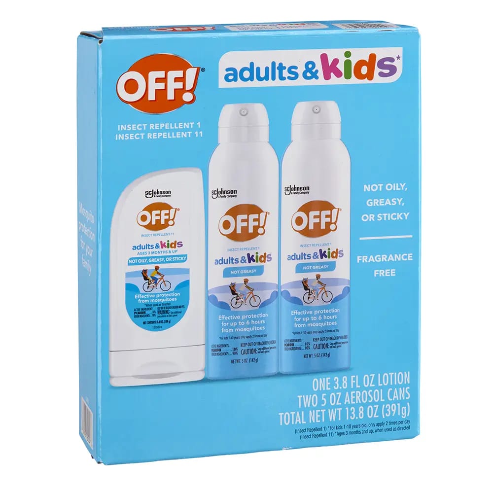 OFF Adult & Kids Insect Repellent, 3 pk