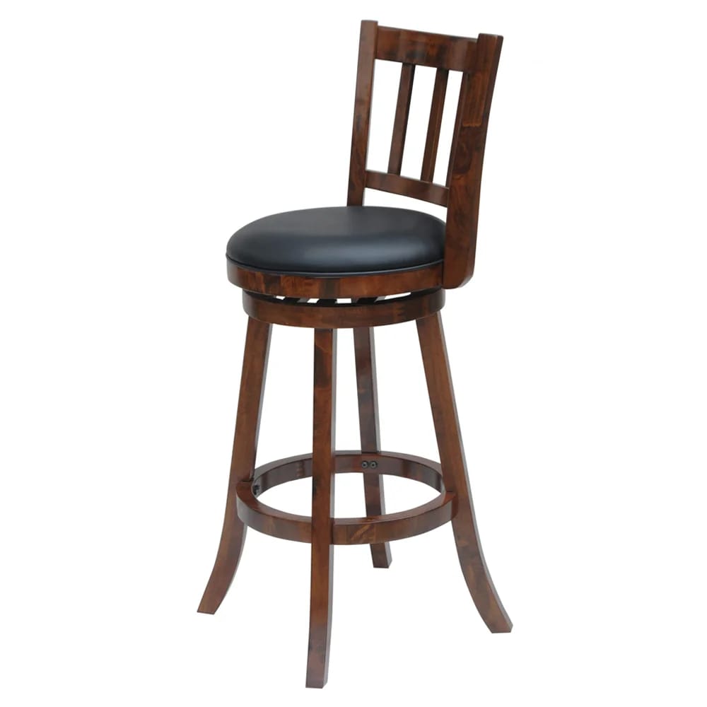 Bloomington 24" Swivel Counter Stool, Walnut