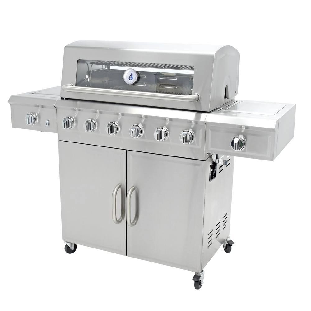 3 Embers 6-Burner Stainless Steel Gas Grill