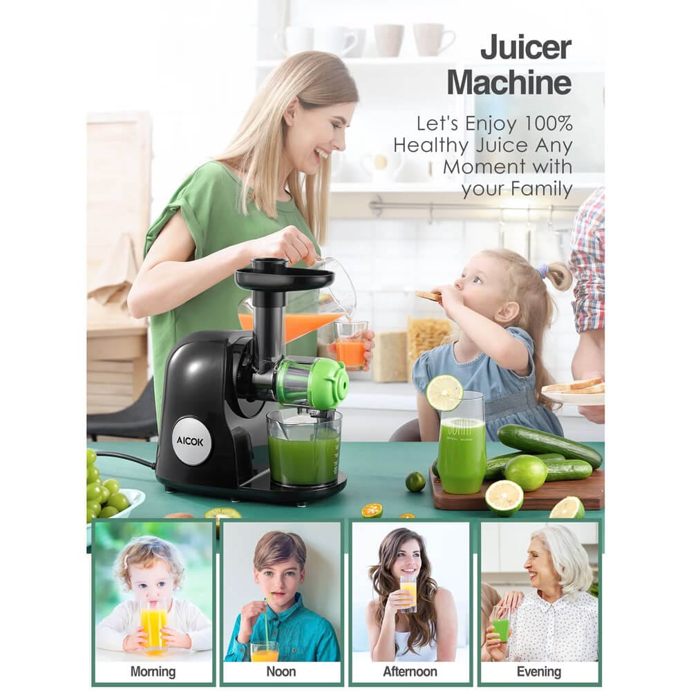 Aicok Slow Masticating Juicer Machine