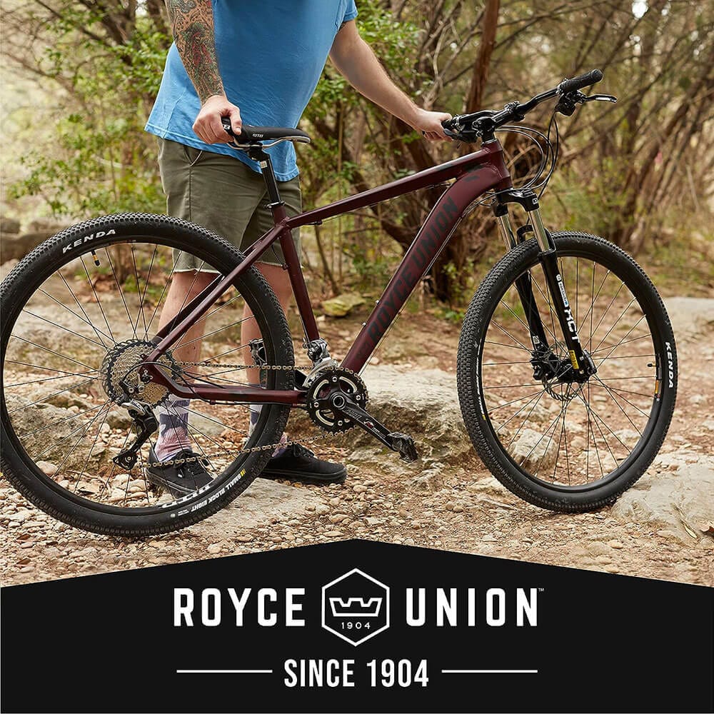 Royce Union RHT Lightweight Aluminum Mountain Bike, 17.5" Frame, Wine