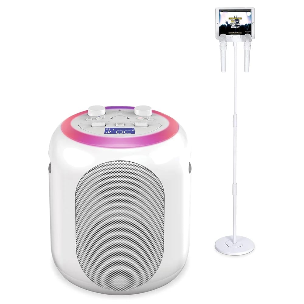 Singing Machine Ultimate Karaoke System, White