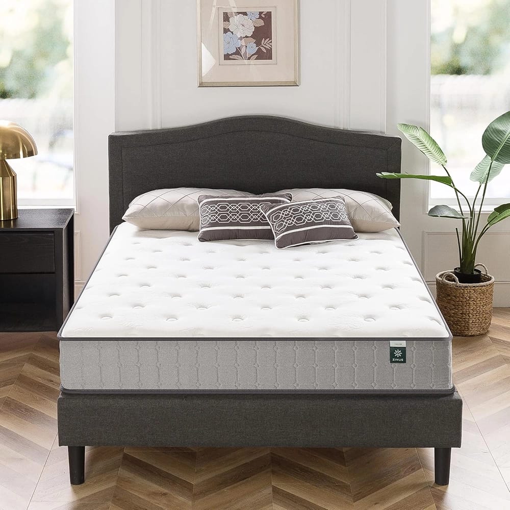 Zinus 10" Comfort Support Cooling Gel Hybrid Mattress, King