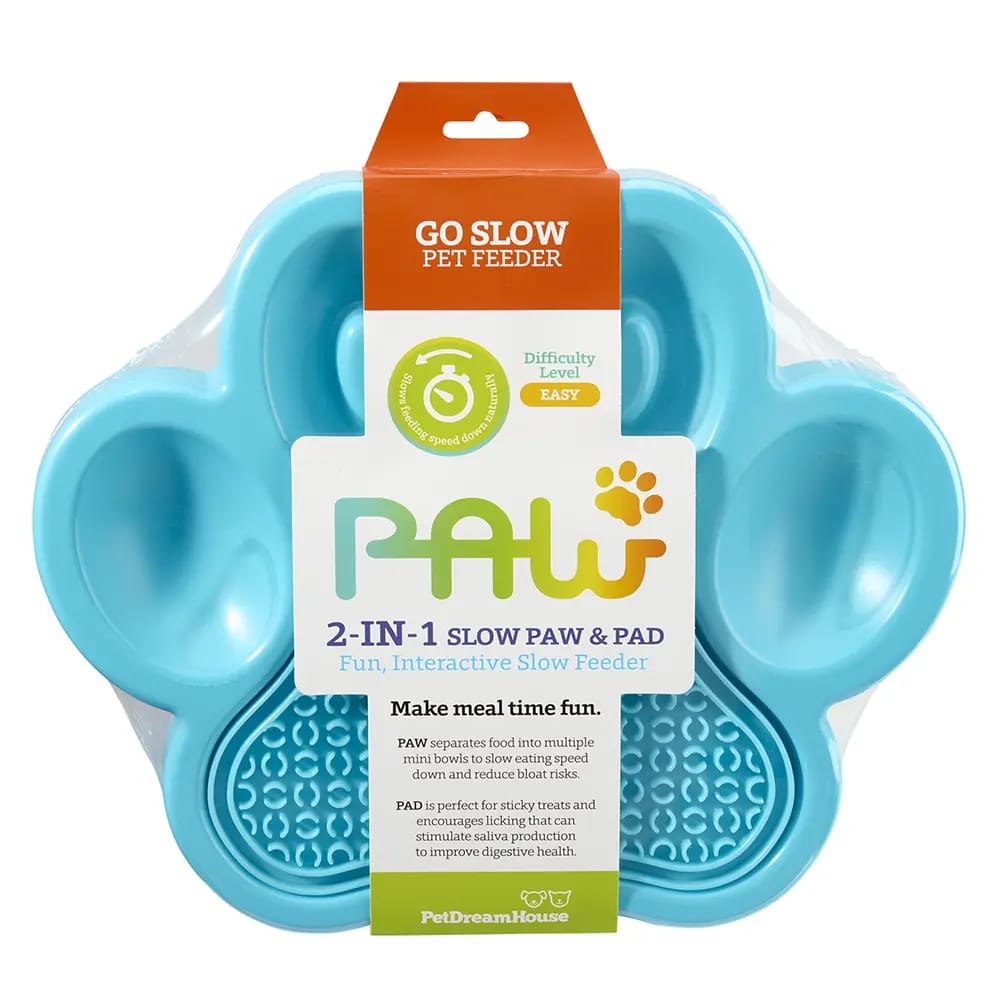 Pet Dream House 2in1 Paw Slow Feeder and Lick Mat