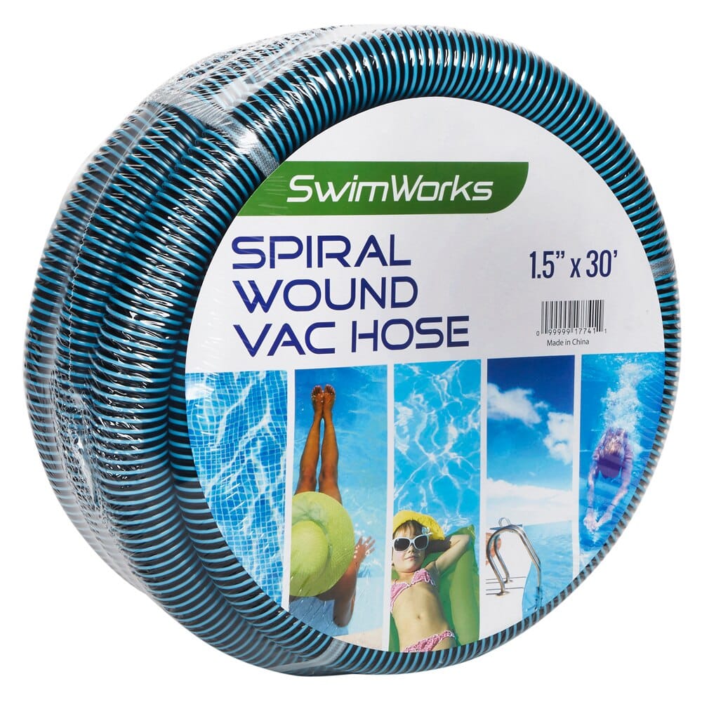 SwimWorks Spiral Wound Vacuum Hose, 1.5" x 30'