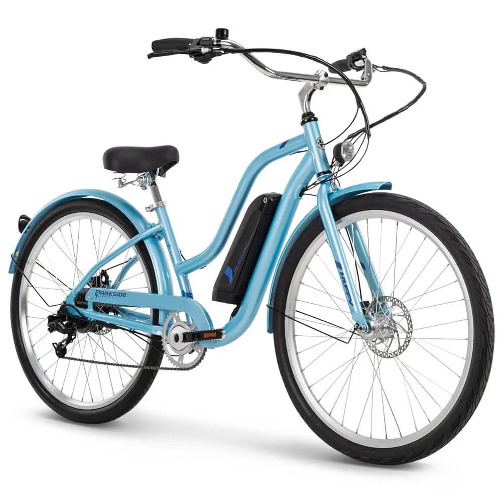 Huffy Parkside Women's Electric Bike, Blue