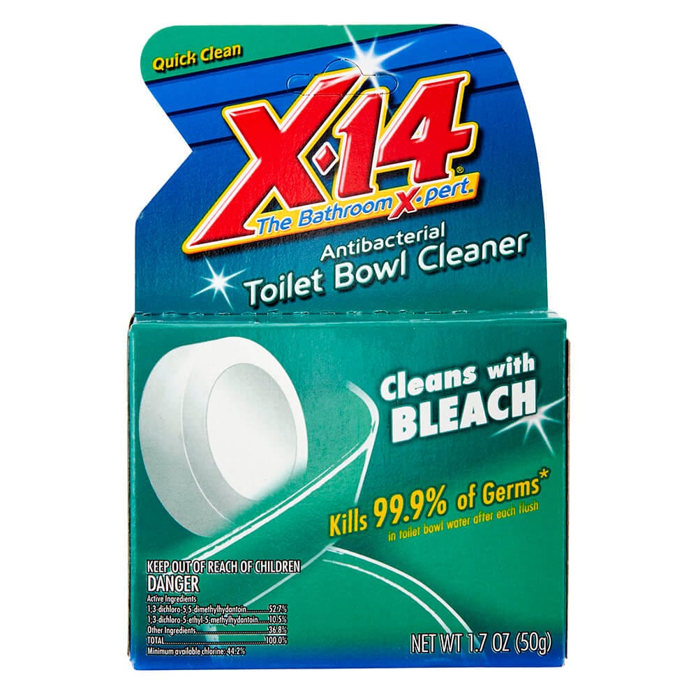 X-14 Antibacterial Drop-In Toilet Bowl Cleaner