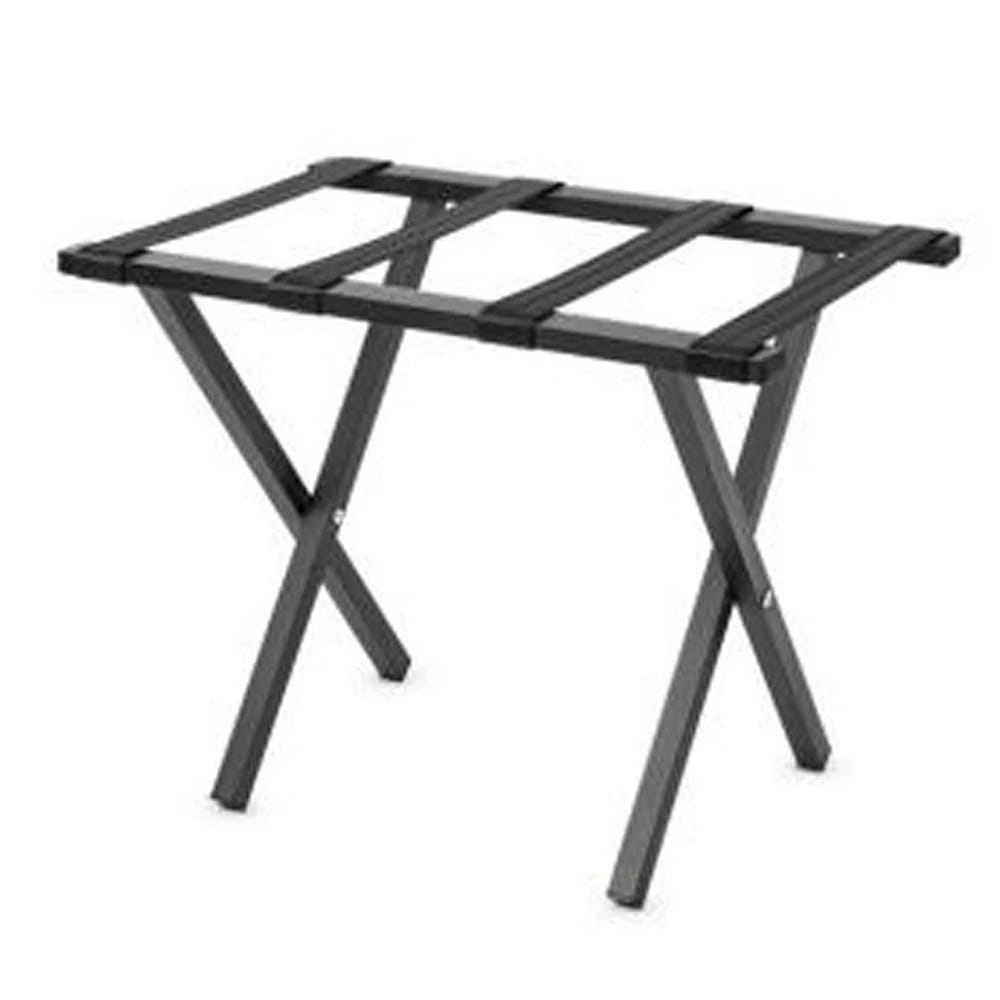 Whitmor Folding Luggage Rack, Square Tube, Black
