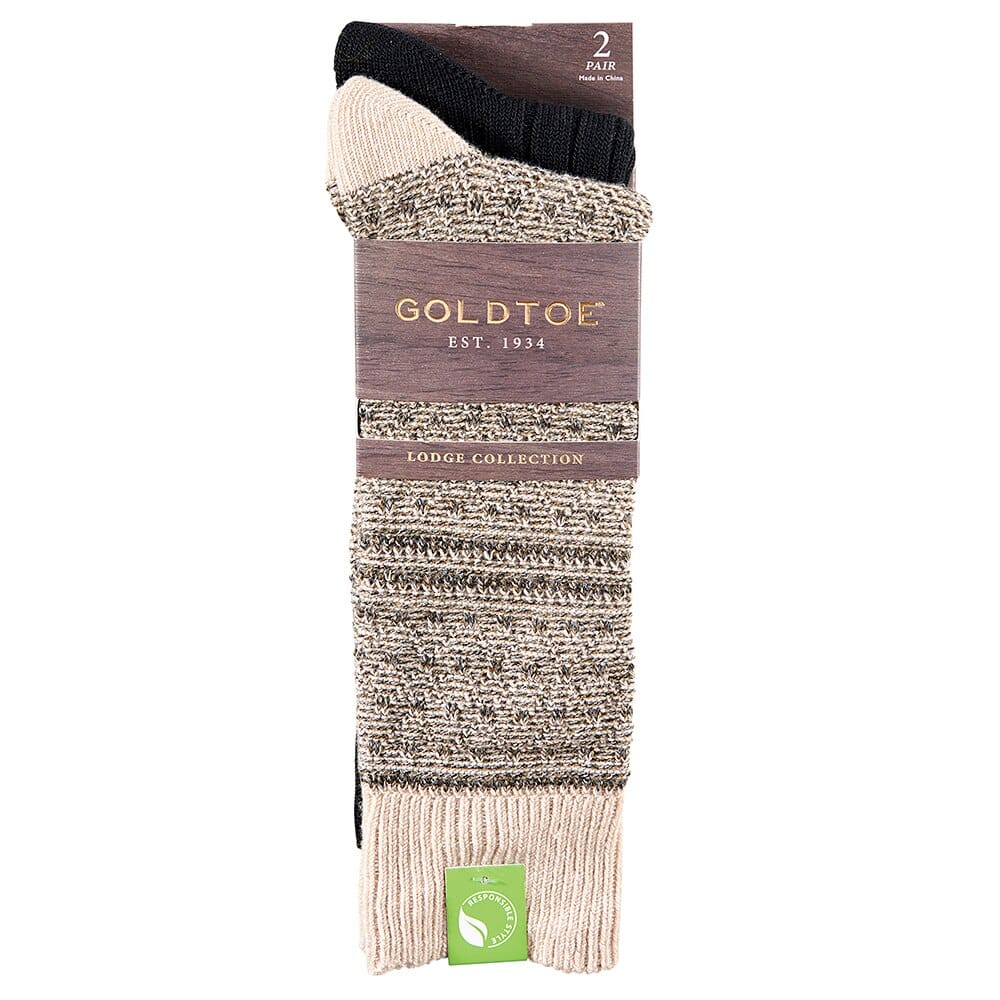 Gold Toe Men's Crew Socks, 2-Pack