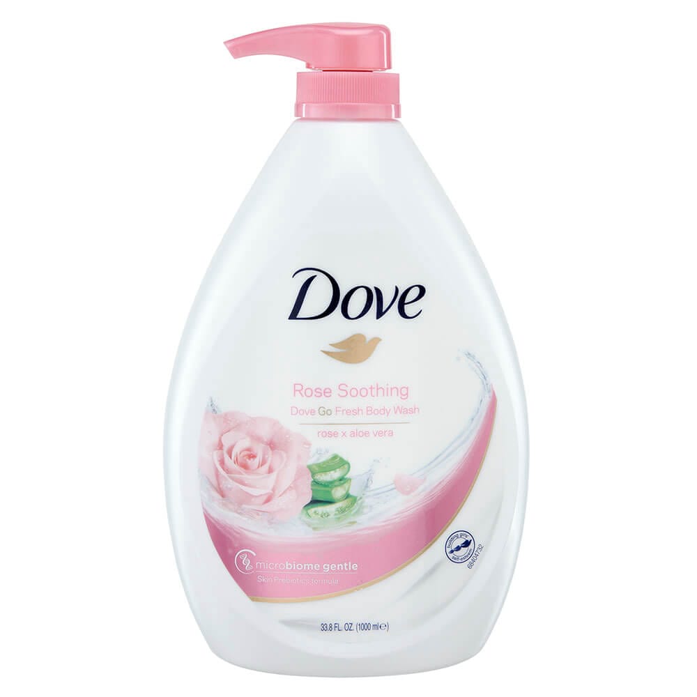 Dove Go Fresh Rose Soothing Body Wash, 33.8 oz