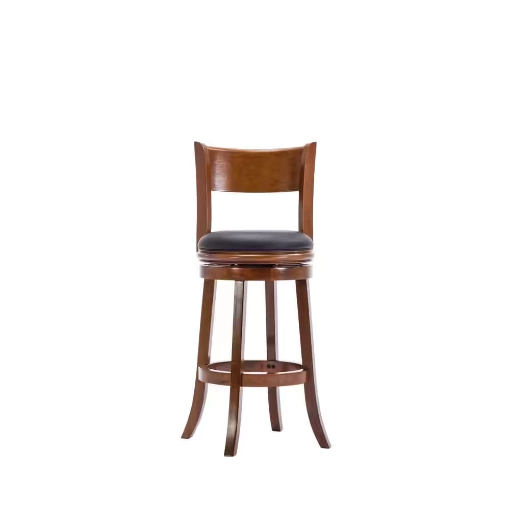 Boraam Industries 29" Counter Height Swivel Bar Stool, Walnut