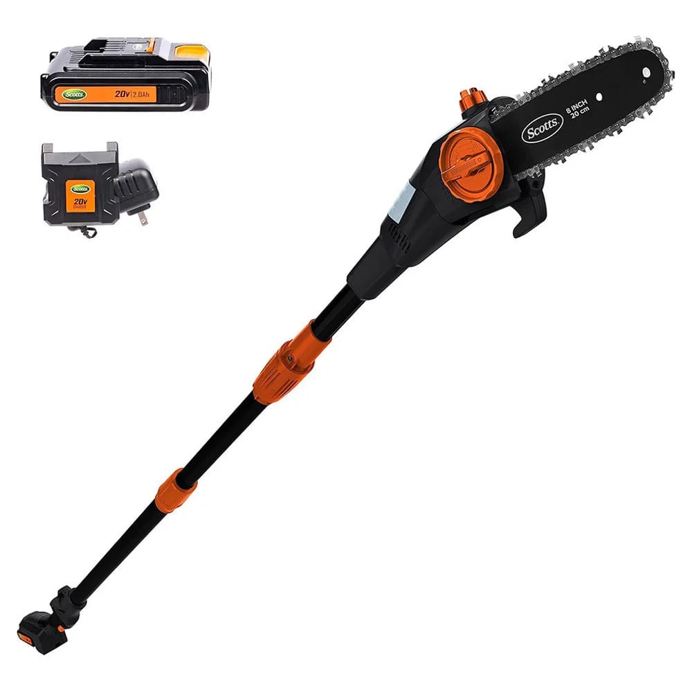 Scotts 20-Volt 8" Cordless Pole Saw