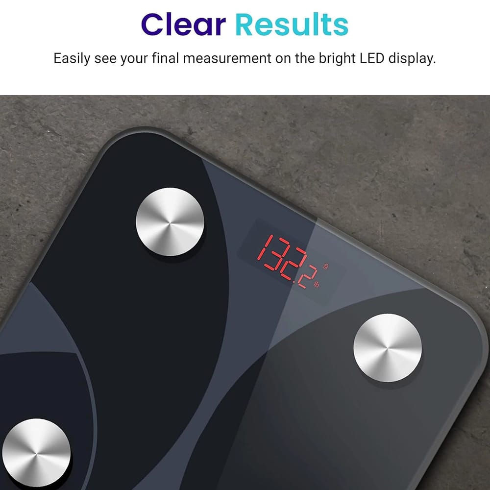 Etekcity Fit 8S Smart Fitness Scale, Black