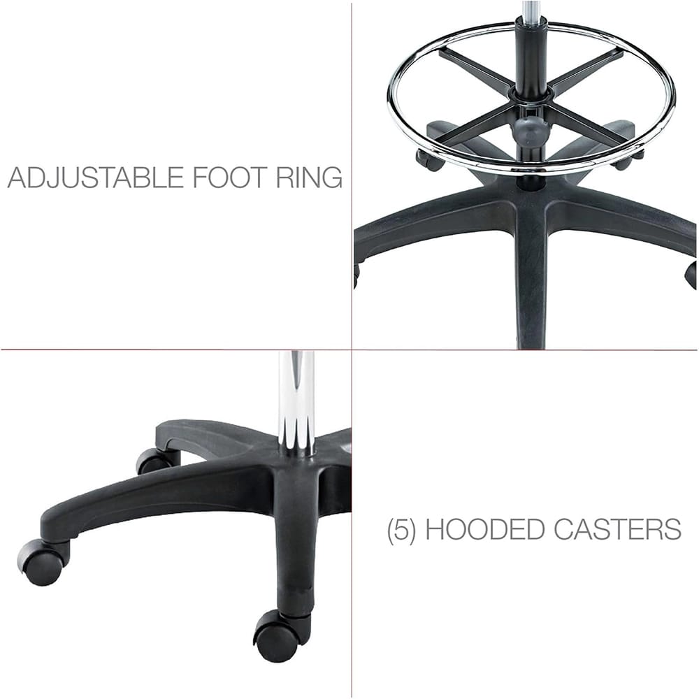 Alera Swivel Task Stool, Black