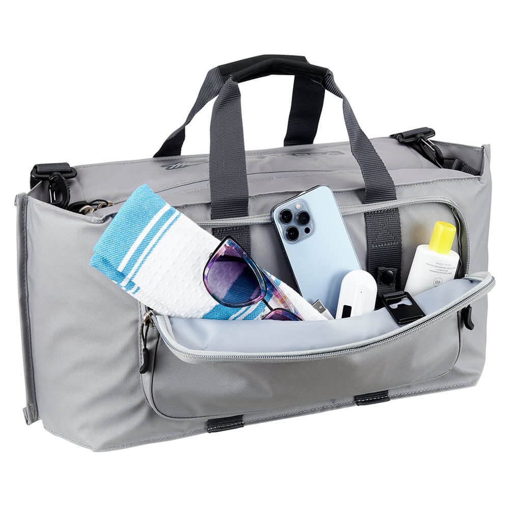 High Sierra Beach N Chill Cooler Duffel Bag, Steel Gray/Mercury