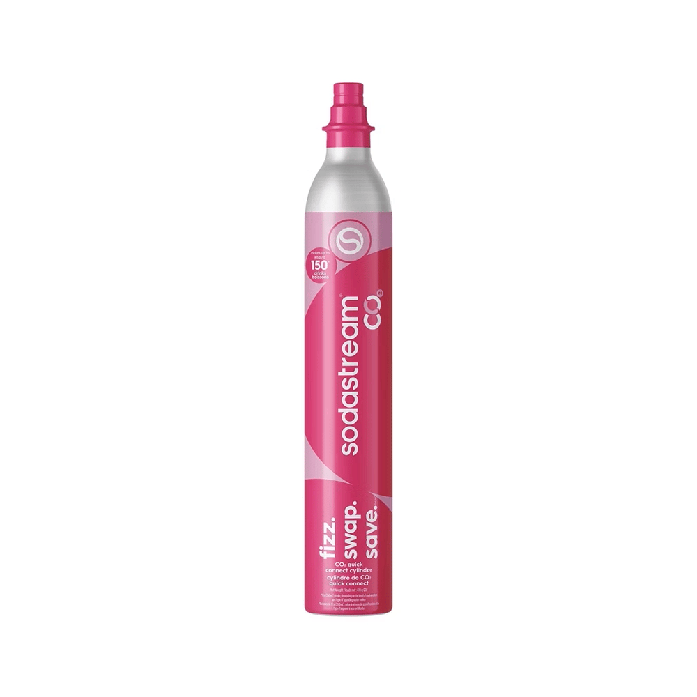 SodaStream Quick Connect CO2 Cylinder, 60L, Pink