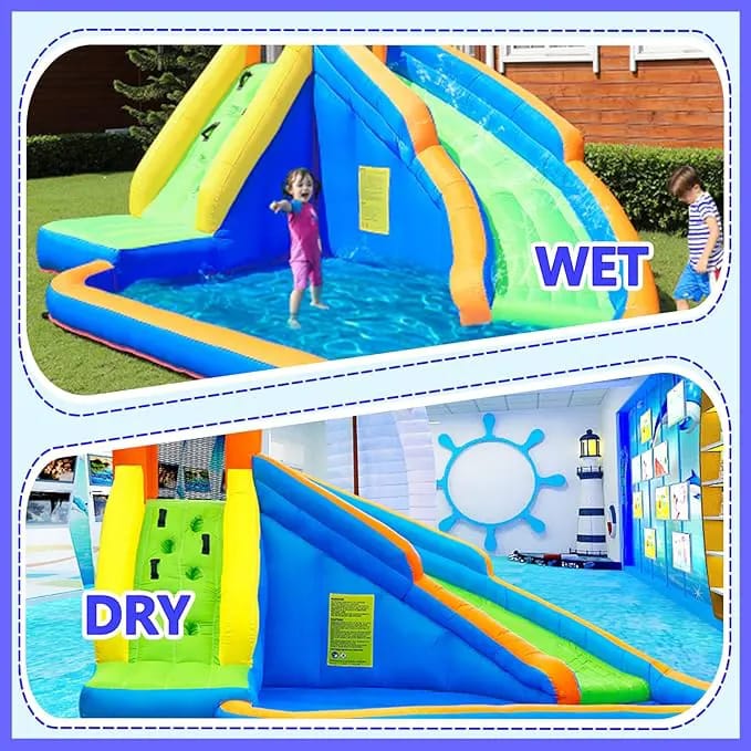 Doctor Dolphin Inflatable Castle Water Slide