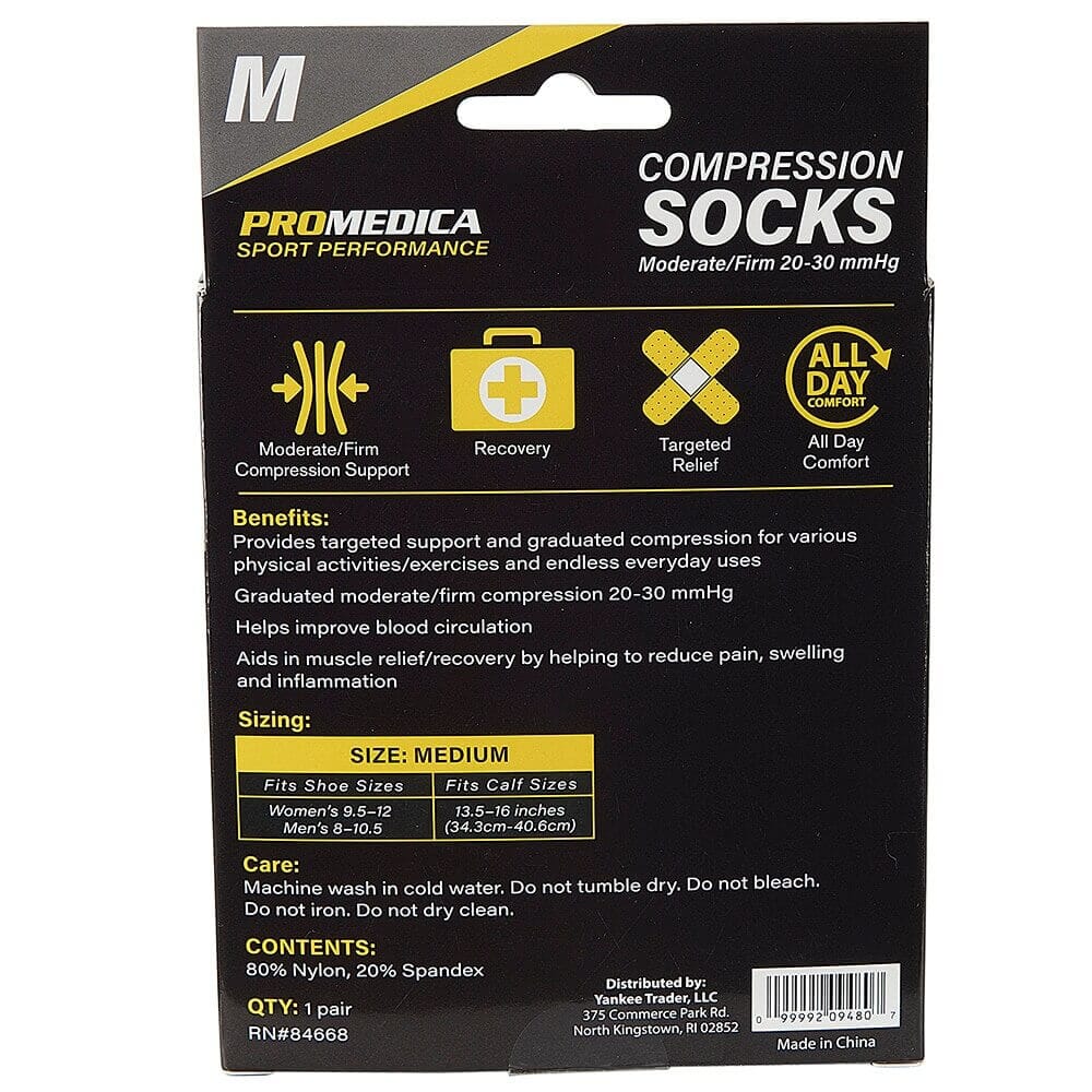 Promedica Sport Performance Uni-Sex Compression Socks, Medium