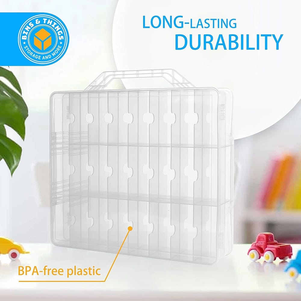 Bins & Things 48-Slot Toy Display Case