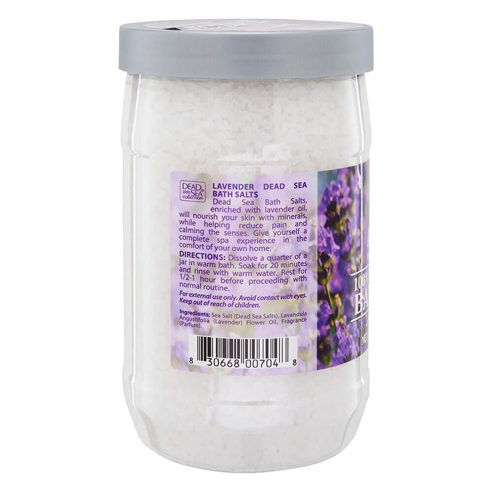Dead Sea Lavender 100% Natural Bath Salts, 34.2 oz