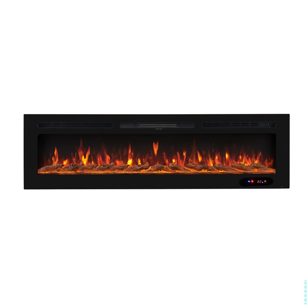 Naomi Home Kimball 60" Electric Fireplace, Black