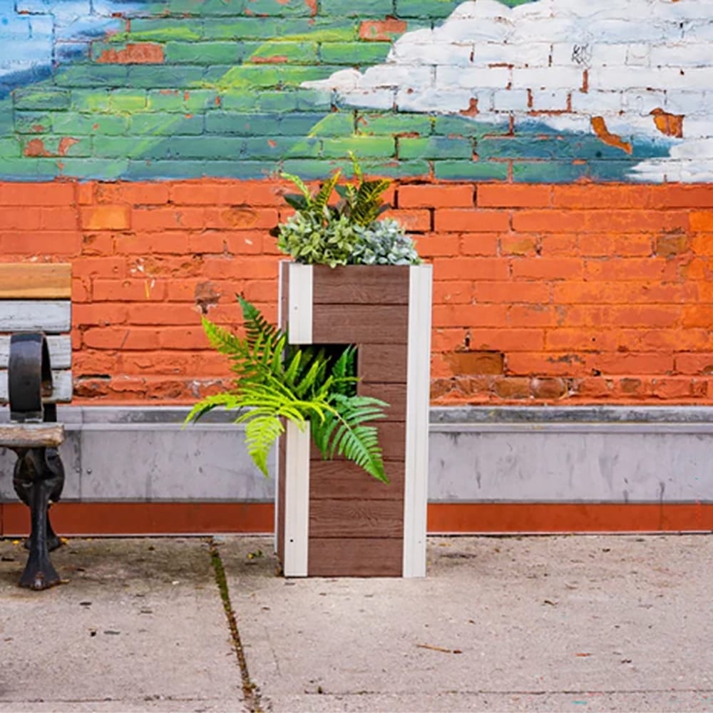 Vita Urbana Pillar Planter, Espresso