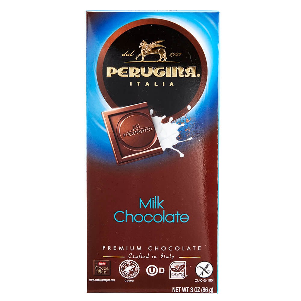 Perugina Milk Chocolate Bar, 3.5 oz