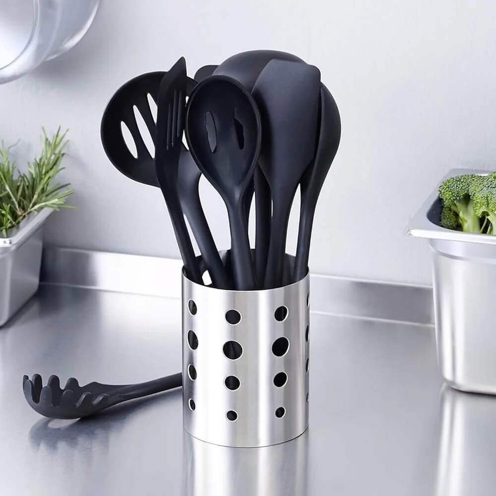 Nonstick Heat-Resistant Silicone 8-Piece Cooking Utensil Set