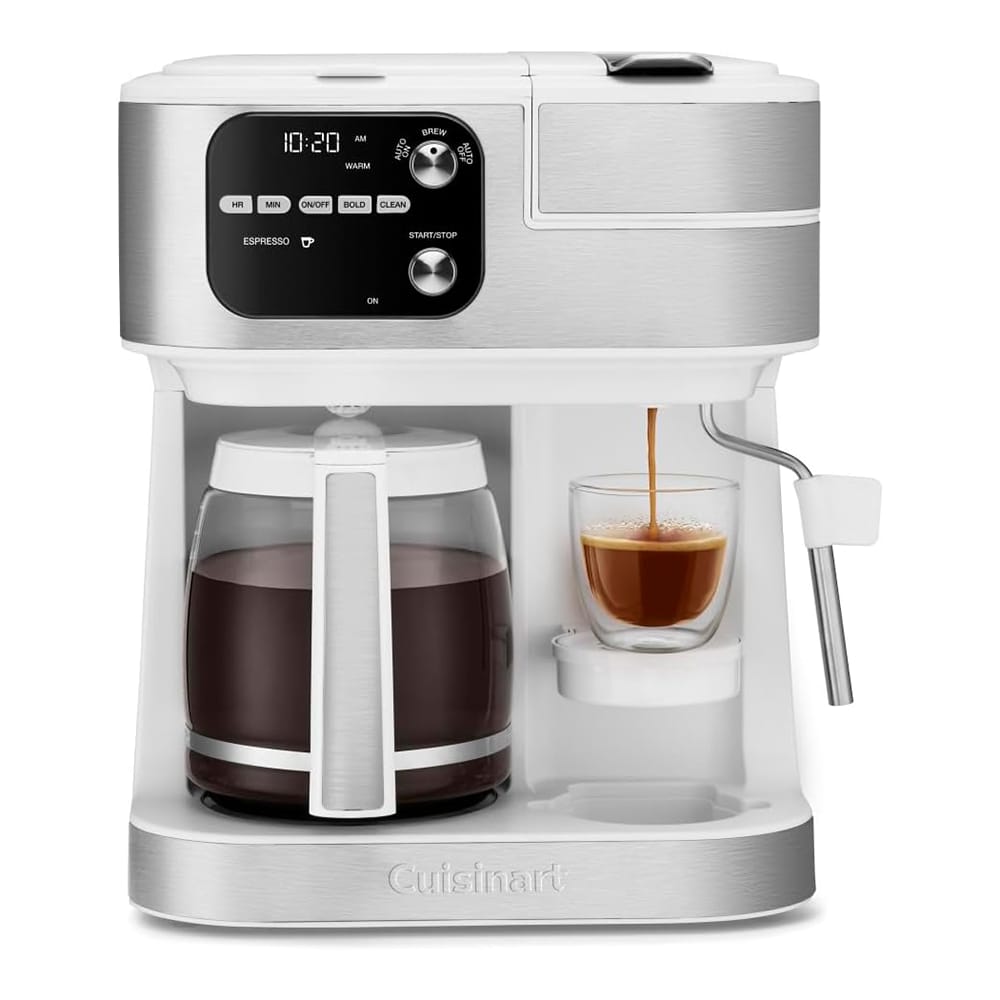 Cuisinart Barista Bar 4-in-1 Coffee Maker, White