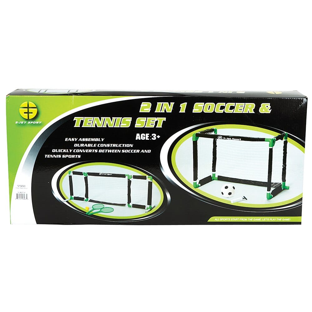 2-in-1 Soccer and Tennis Set