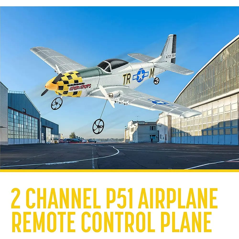 Top Race P-51 Mustang Remote Control Plane
