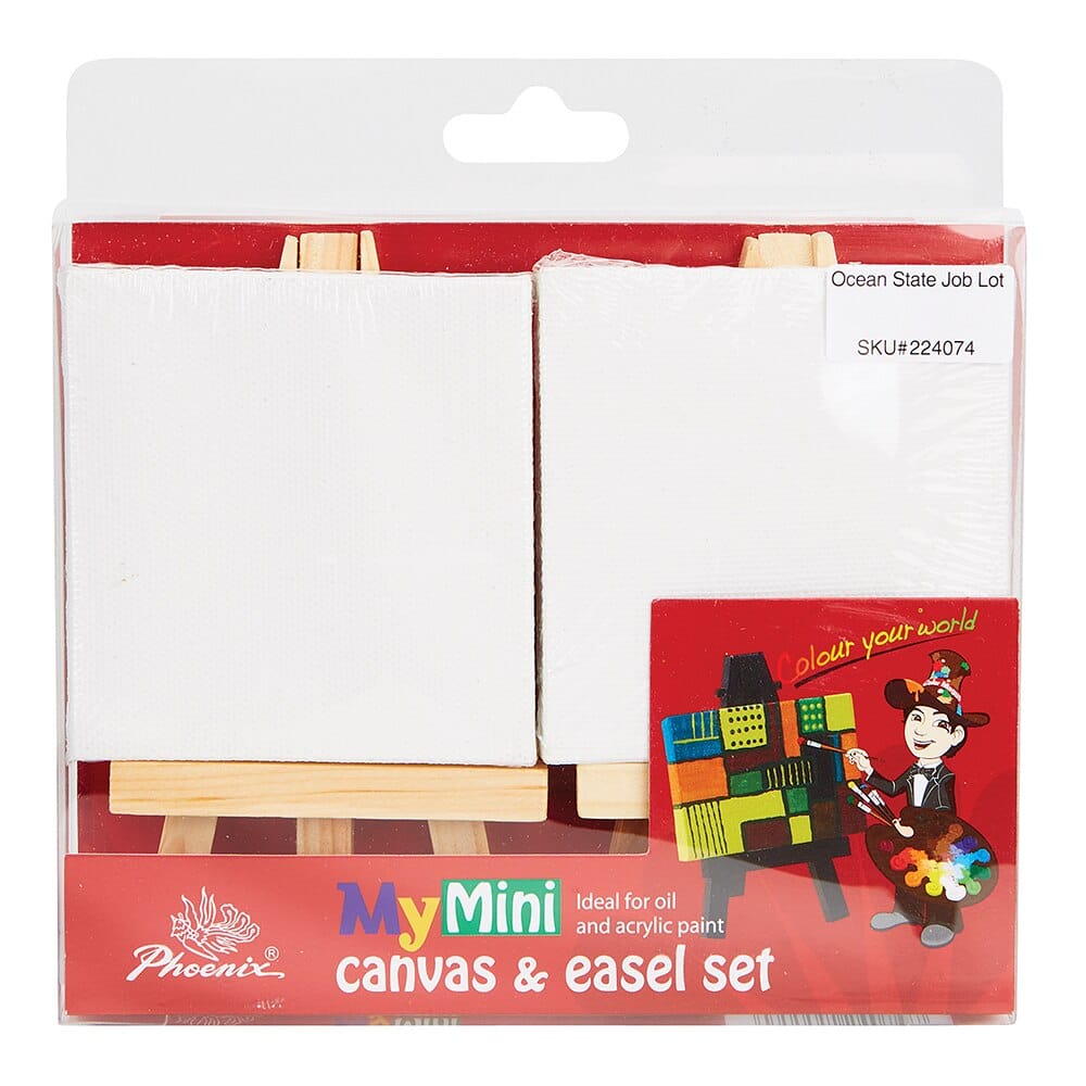 Phoenix Mini Canvas and Easel Set, 2-Count