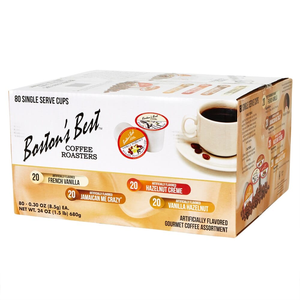 Boston's Best Assorted Coffee Cups, 80 Count