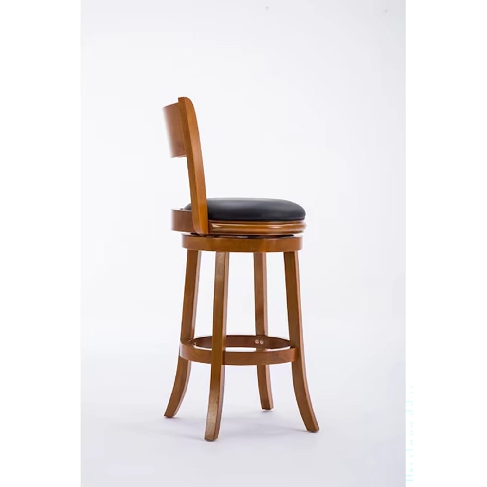 Boraam Industries 29" Counter Height Swivel Bar Stool, Fruitwood