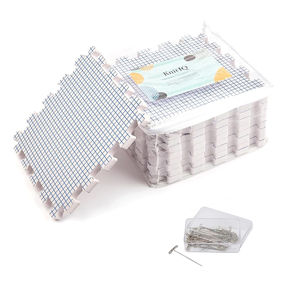 KnitIQ Centimeter Blocking Mats, Pack of 9