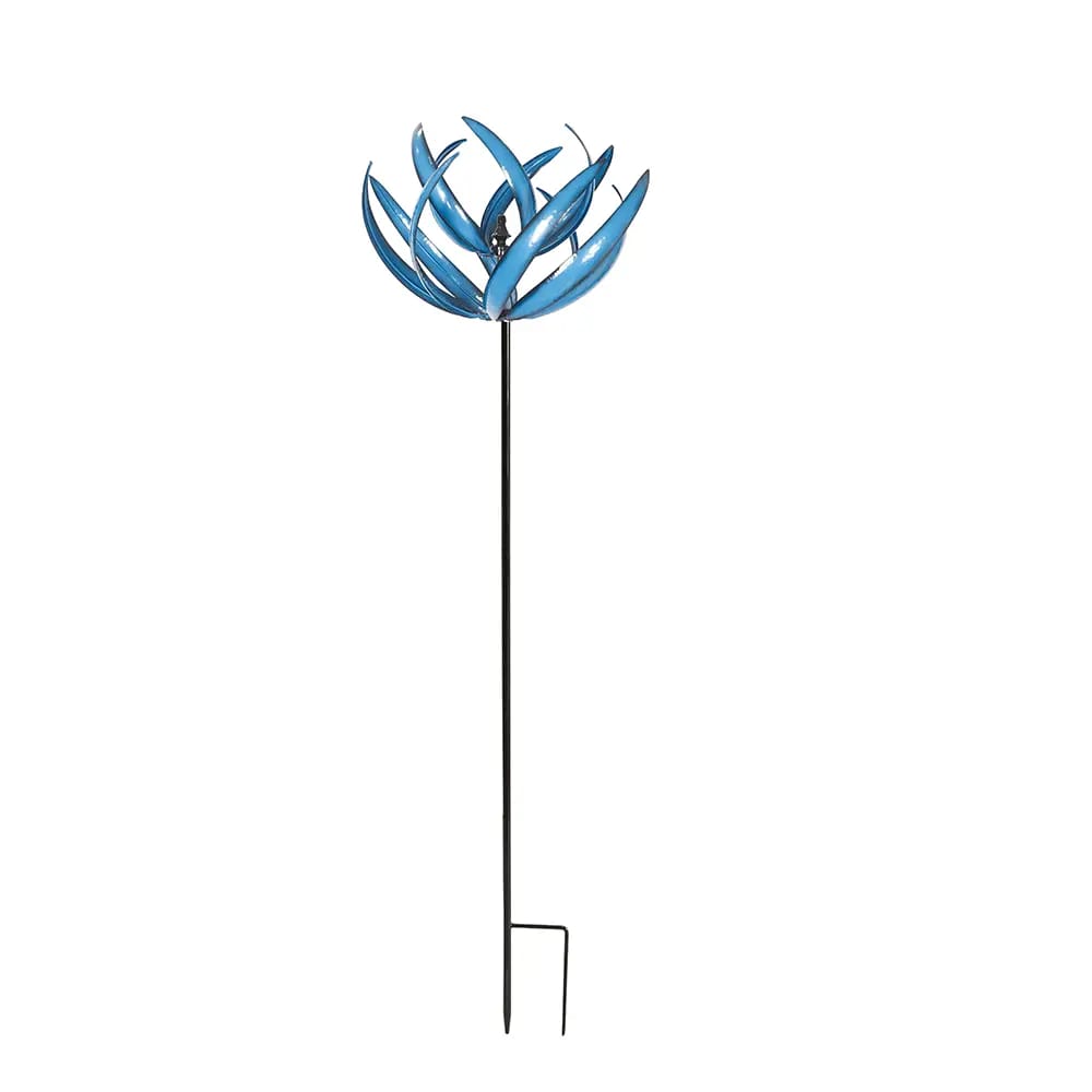 Tulip Twist Wind Spinner, Blue